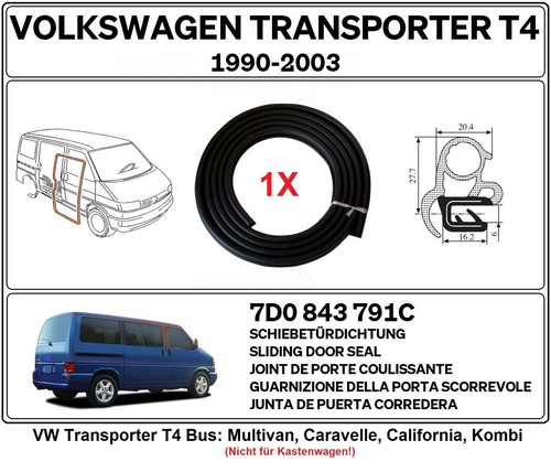 Sliding door seal - door,