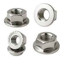 Hexagon Flanged Nuts M3 M4 M5