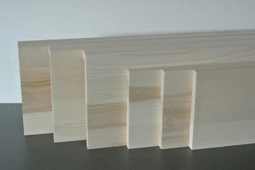 Ash wood stair tread - wood, riser
