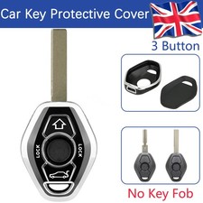 for BMW 3 5 Series X3 X5 Z4 E46 E53 E83 E85 Remote Alarm Key Fob Cover 3 Button