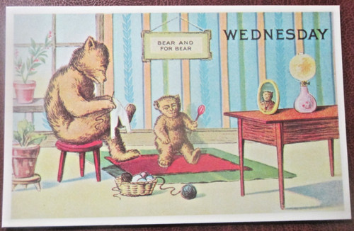 Picture postcard teddy - postcard-, bears