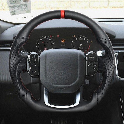 Full leather steering - steering, wheel