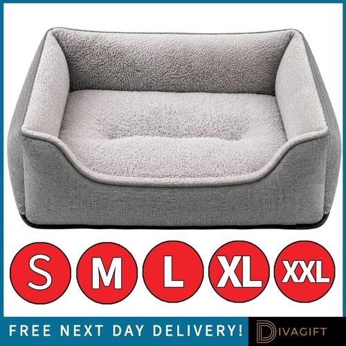 Grey pet dog bed - pet,