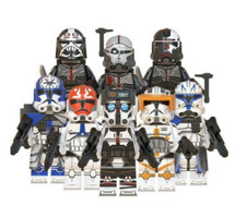 8X Star Wars Clone Wars Fit Minifigures Jesse Rex Cody Toy Collection , Uk