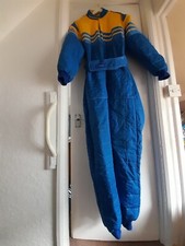 Blue & Yellow Victory Raceware CIK 198 Karting Overalls Good Condition