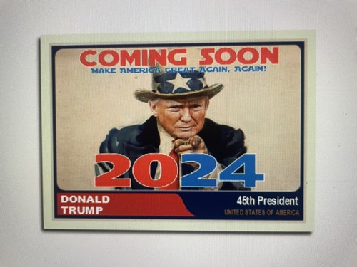 Donald trump trading card - card,