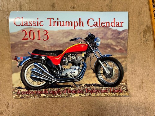 Classic triumph calendar 2013 - classic,