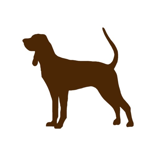 Black tan coonhound dog - black,