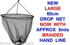 LARGE DROP NET & HAND LINE FOR