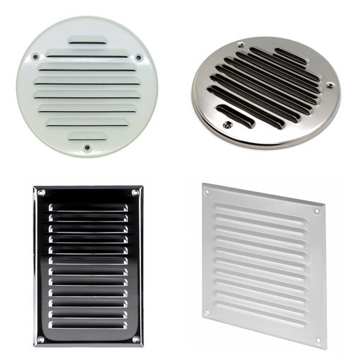 Metal air vent grille with - vent, fly