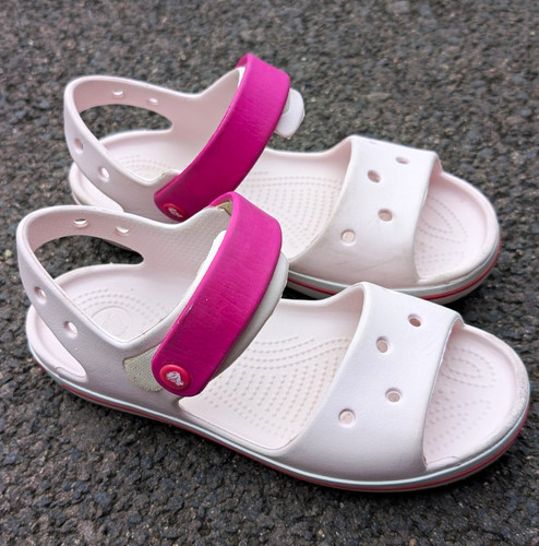 Light pink crocs sandals - light,