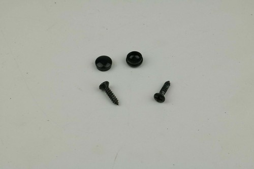 Black blanking plug screws - 2,
