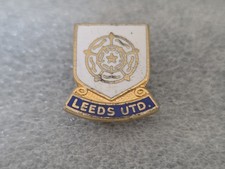 Leeds United FC SC LUFC Pin Badge Elland Road Utd White  Rare We Are Leeds 
