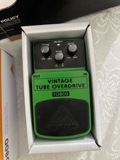 Behringer TO800 Vintage Tube Overdrive Effects Pedal