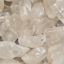 Large Clear Quartz Points Wholesale 250g 4-5 Pieces Crystals Job Lot Bulk 5-7cm