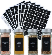 162 Spice Labels Stickers