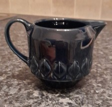 HOLKHAM POTTERY INDIGO BLUE SMALL JUG