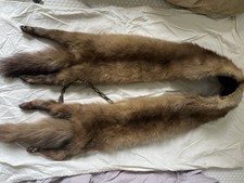 Vintage Sable Stole Real Fur