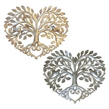 Tree Birds Metal Wall Decor