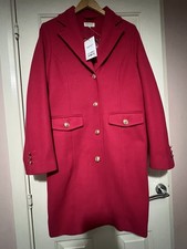 Next Pink Long Coat Size M/12