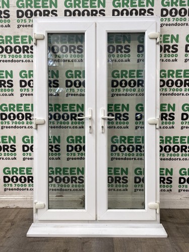 Thin narrow french doors upvc - doors,