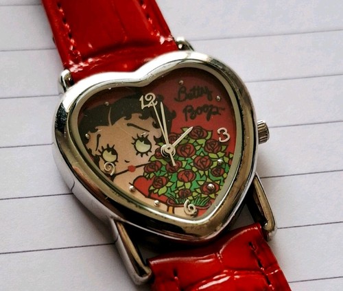 Womens betty boop watch - betty, heart