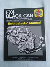 FX4 Black Cab Taxi 1958 to
