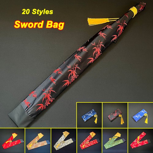Silk samurai sword bag - sword,