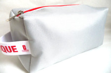 CLINIQUE FOR MEN Toiletry Wash Travel Bag Light Grey Brand New Light Weight