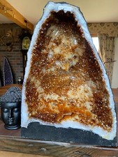 Tall Citrine Geode 388 Crystal