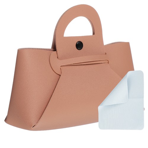 Glasses bag handle leather - bag,