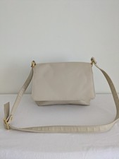 Clarks Cream Leather Shoulder