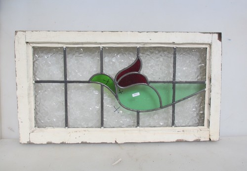 Antique stained glass window - glass,
