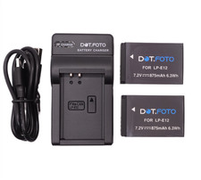 2x LP-E12 Battery & USB