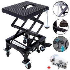 Hydraulic Motorcycle Lift Table 350 LBS Dirt Bike Scissor Jack ATV Workshop Tool