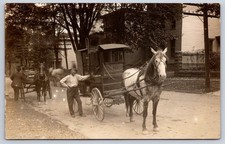 Antique horse drawn delivery