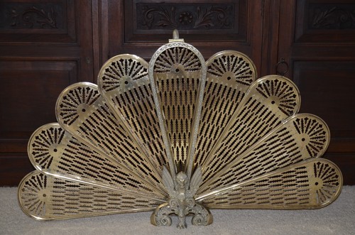 Vintage peacock fan - peacock, style
