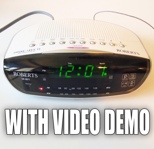 Roberts radio alarm clock - roberts,