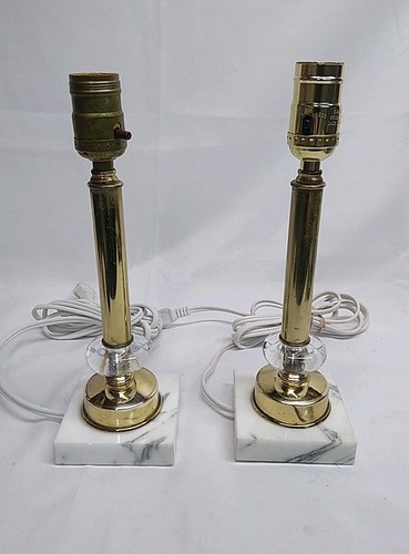Vintage brass glass marble - vintage,