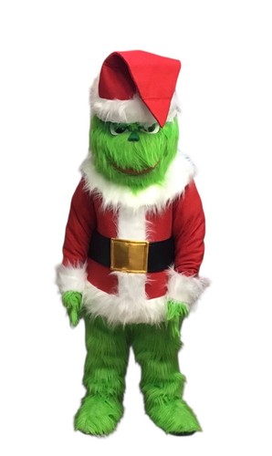 Santa grouch mascot costume - santa,
