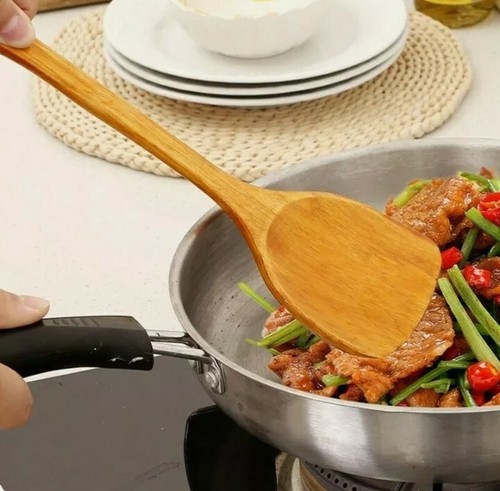 Wooden wok shovel cooking - shovel,