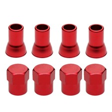 4 Set Red Aluminum Tire Wheel
