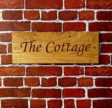 Front Door House Name Sign
