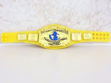 WWE MATTEL ELITE YELLOW INTERCONTINENTAL CHAMPIONSHIP WRESTLING FIGURE BELT WWF
