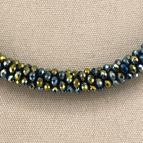 Beaded necklace sparkle - beaded,