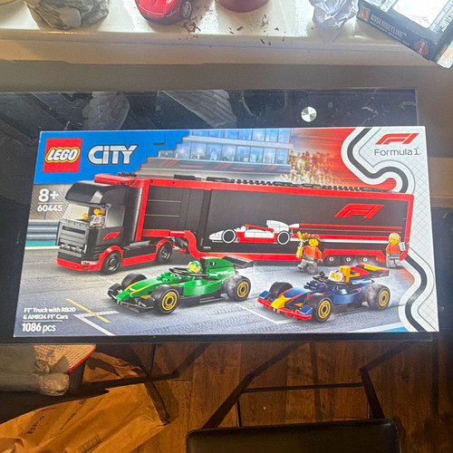 Lego city formula truck - city, f1