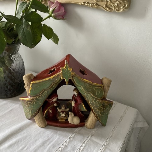 Christmas nativity scene tea - nativity,