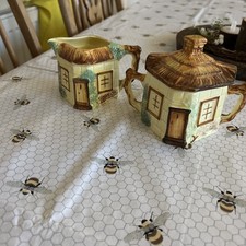Keele Pottery Sugar And Milk