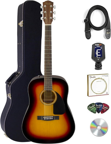 Fender acoustic guitar - cd-60,