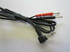 TENS ELECTRODE LEADS MALE PLUG